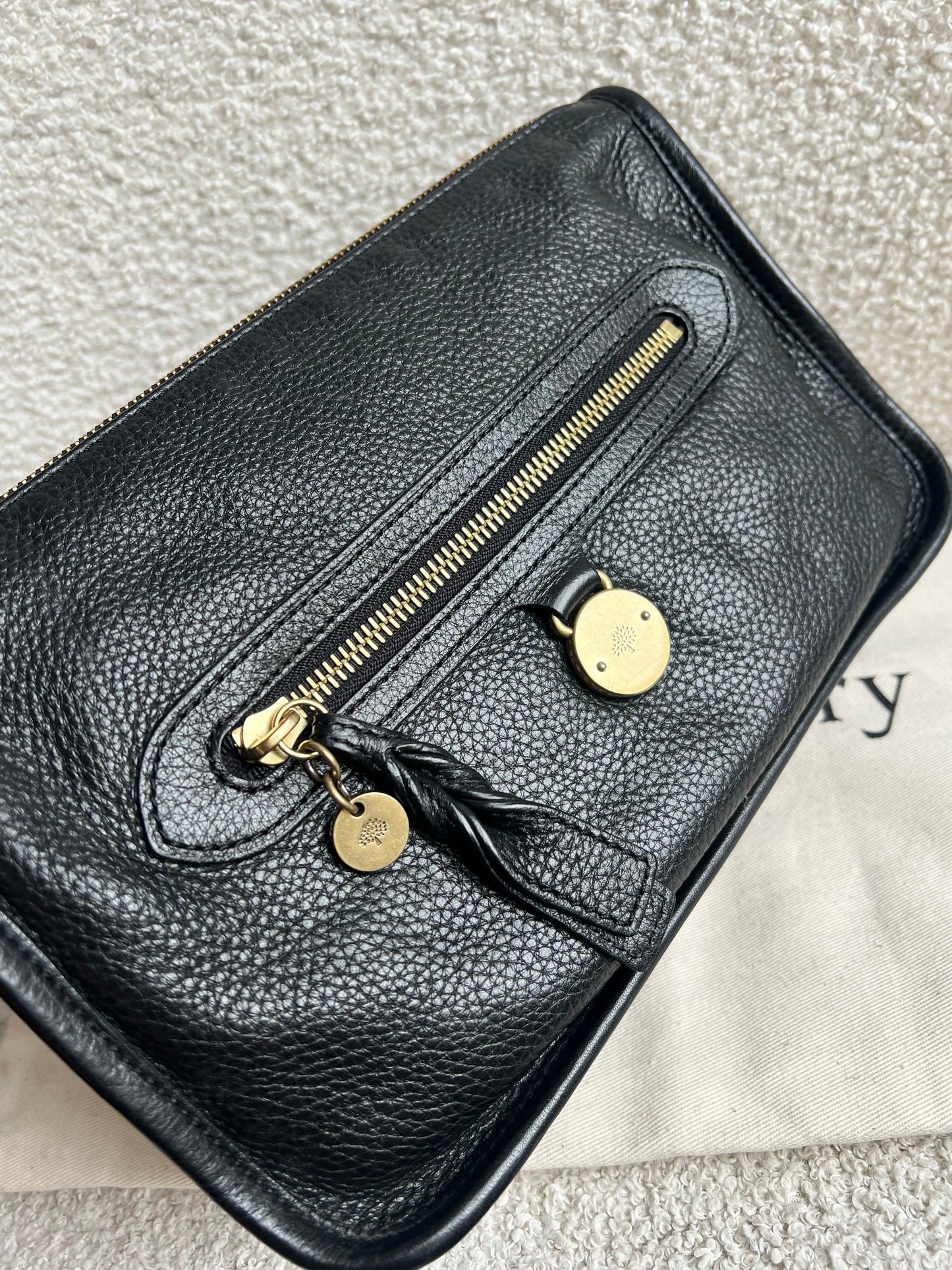 Mulberry Black Small Somerset Satchel