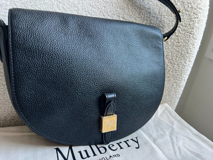 Mulberry Black Tessie Satchel (RRP £650)