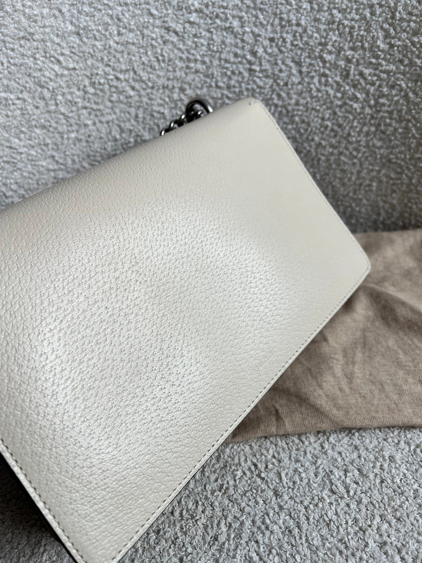 Gucci Dionysus GG White Small Shoulder Bag (RRP £2,670)