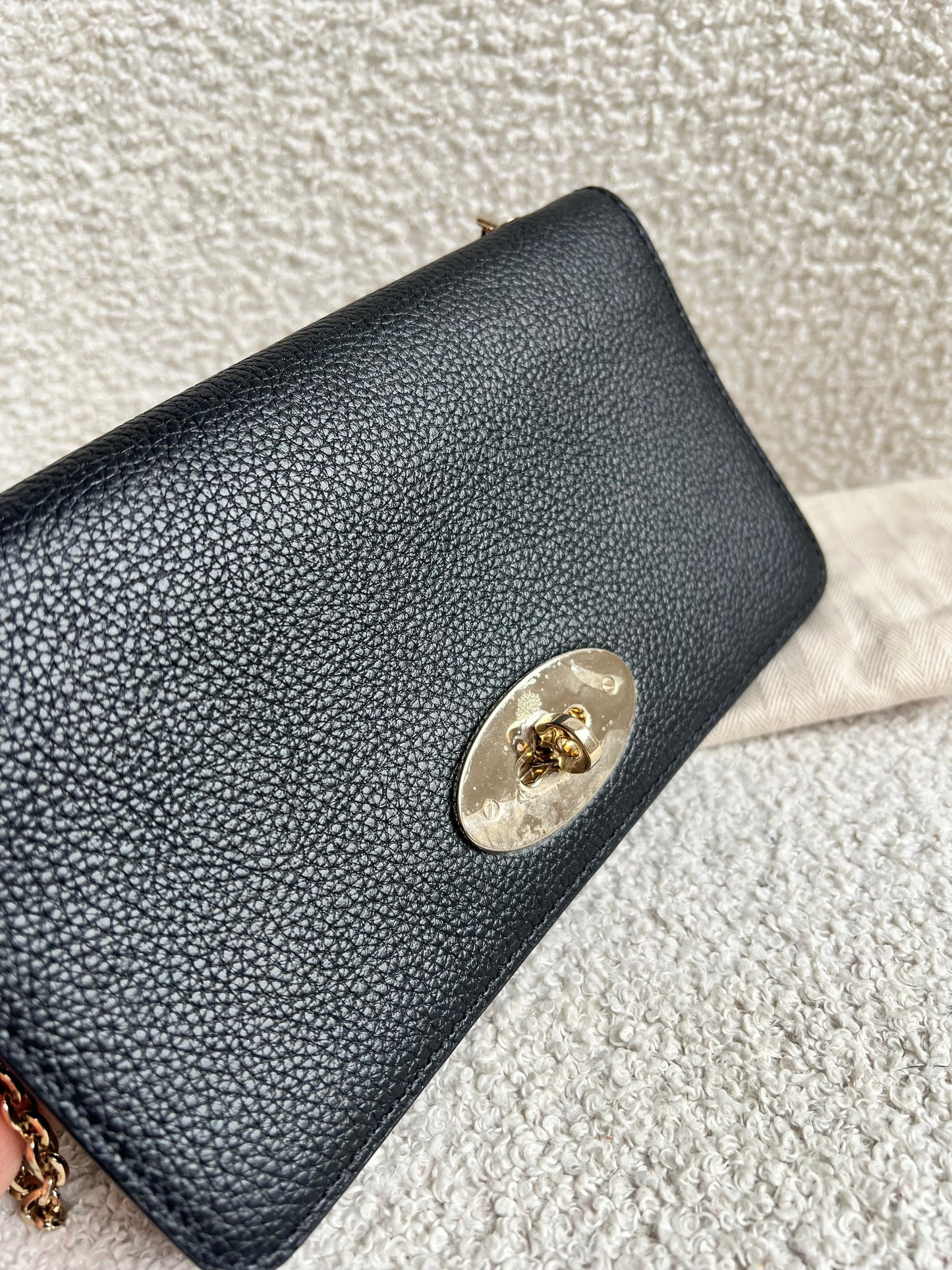 Mulberry Black Bayswater Clutch (RRP £495)