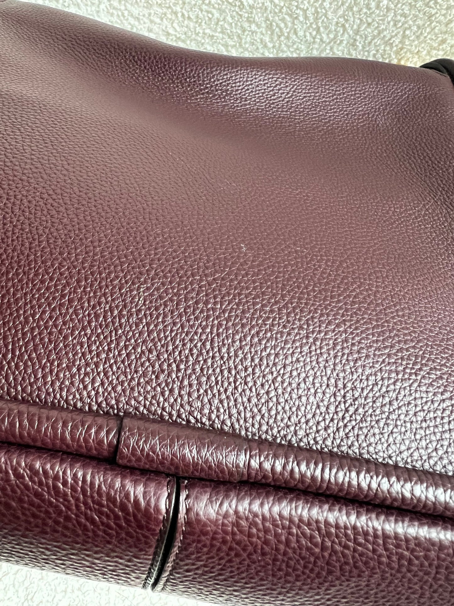 Mulberry Large Leighton in Oxblood with Gold Hardware (RRP £1,095)