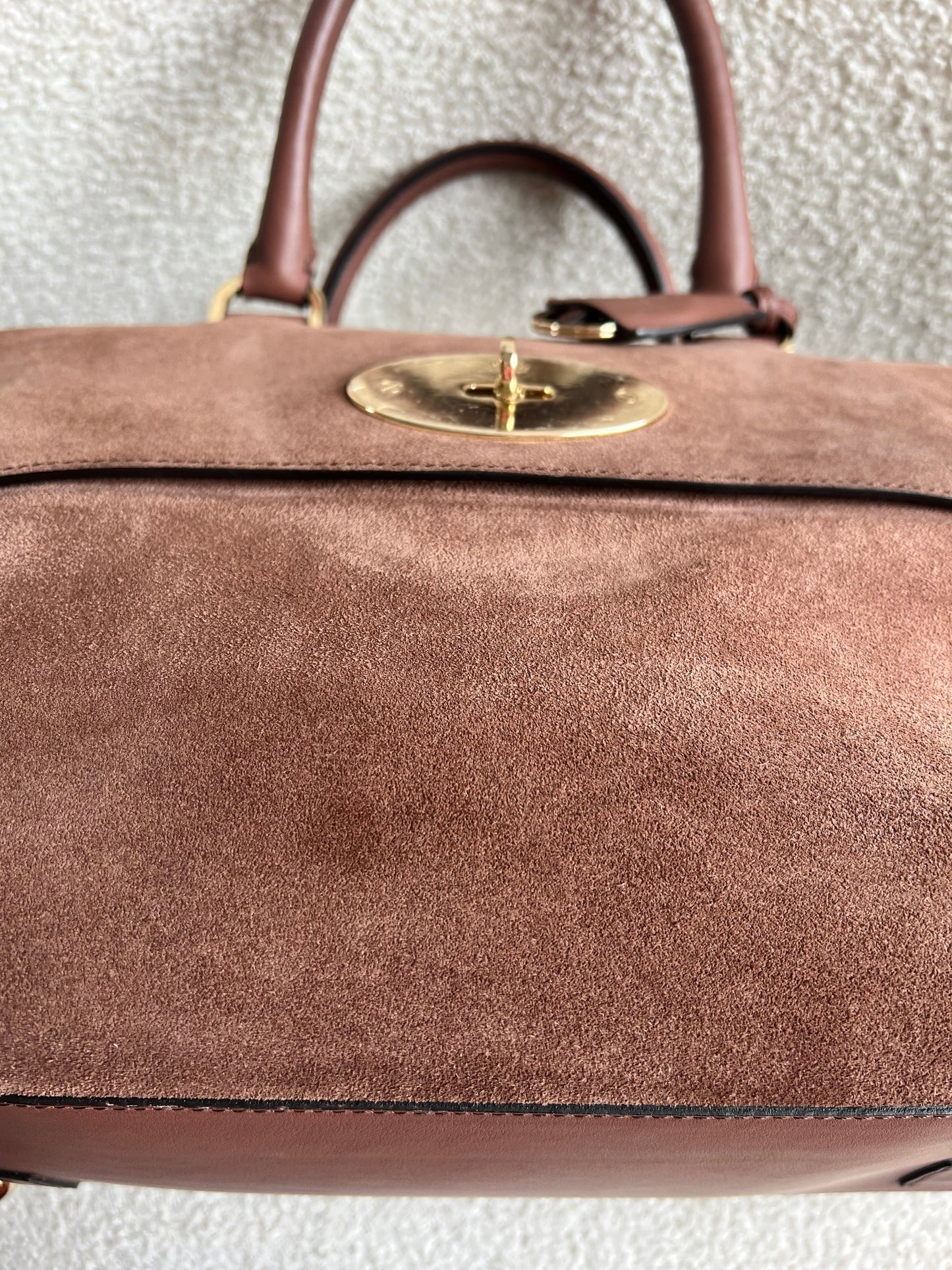 Mulberry Brown Suede Medium Del Rey (RRP £1100)