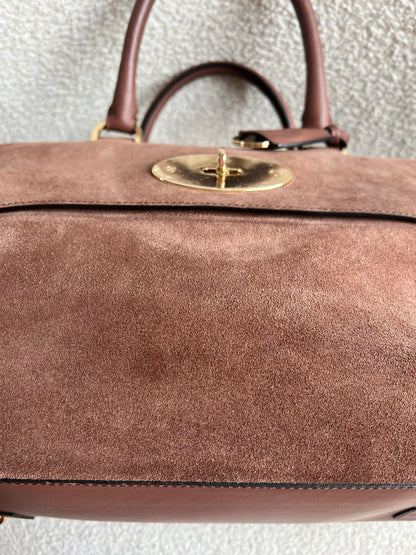 Mulberry Brown Suede Medium Del Rey (RRP £1100)