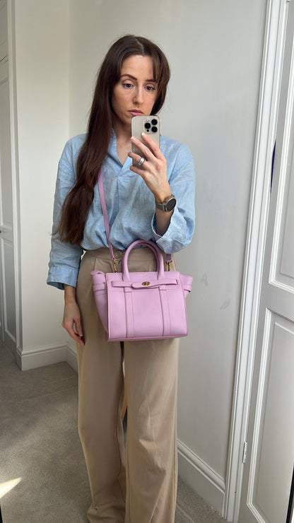 Mulberry Lilac Mini Zipped Bayswater (RRP £1095)