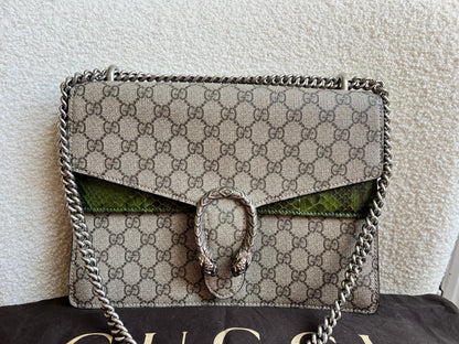 Gucci Dionysus GG Supreme Medium Shoulder Bag (RRP £2,450)