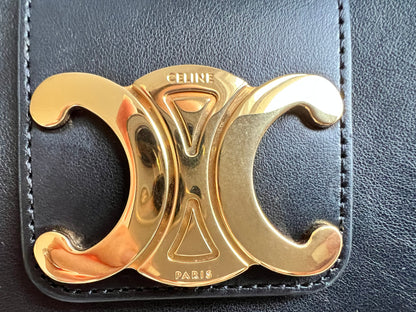Celine Medium Ava Triomphe in Black (RRP £1850)