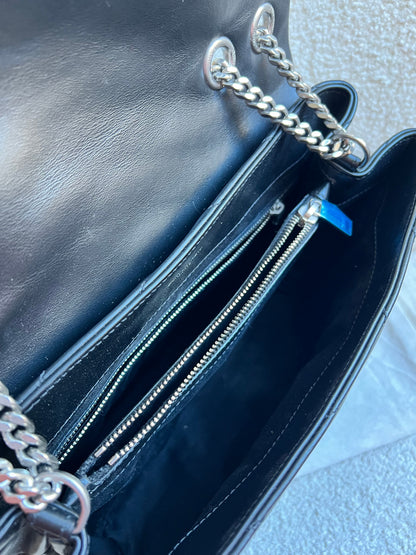 Yves Saint Laurent (YSL) Medium Black Lou Lou (RRP £2,100)