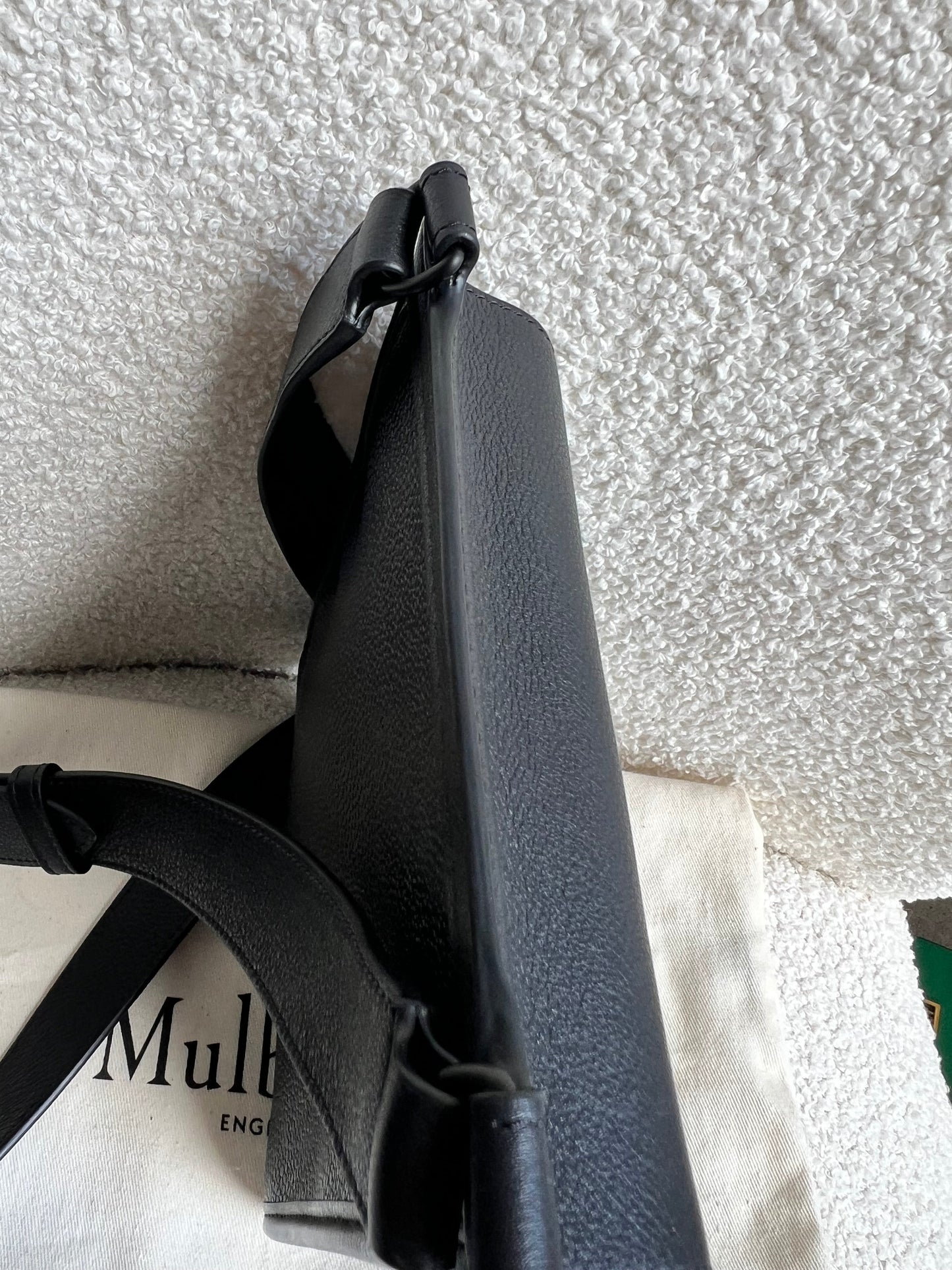 Mulberry Black Eco Scotchgrain Small Antony