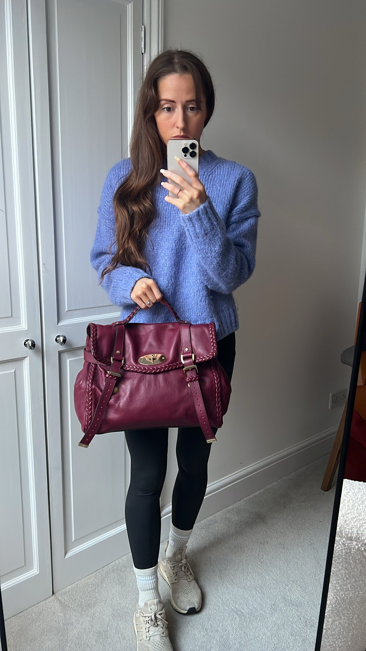Mulberry Oversized Berry Woven Trim Alexa (RRP £1100)