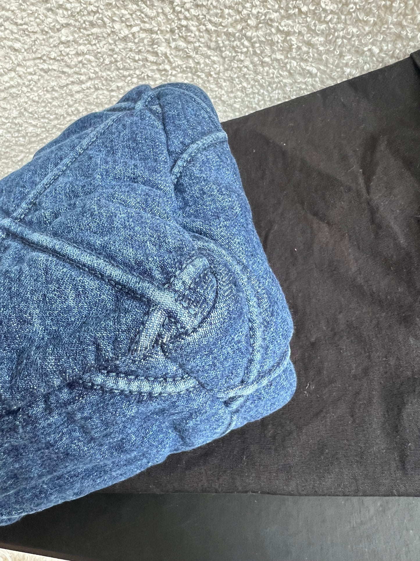 Chanel Small 19 in Blue Denim