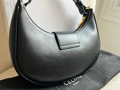 Celine Medium Ava Triomphe in Black (RRP £1850)