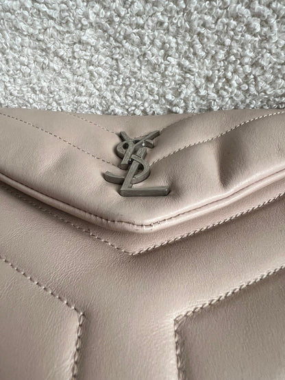 Yves Saint Laurent (YSL) Pale Pink Toy Lou Lou with Silver Hardware (RRP £1,380)