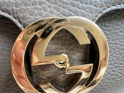 Gucci Interlocking GG Grey Medium Top Handle Bag (RRP £1,150)