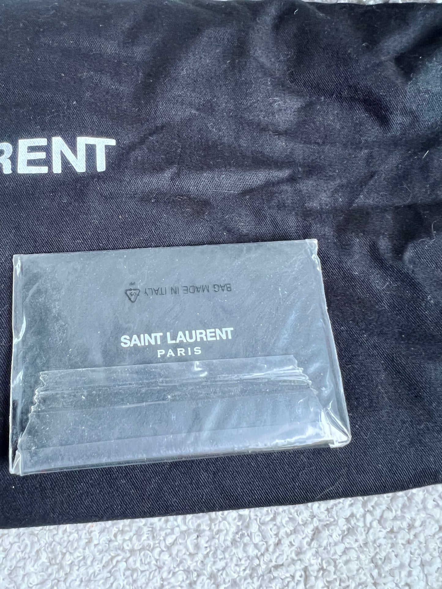 Yves Saint Laurent (YSL) Medium Black on Black LouLou (RRP £2,150)