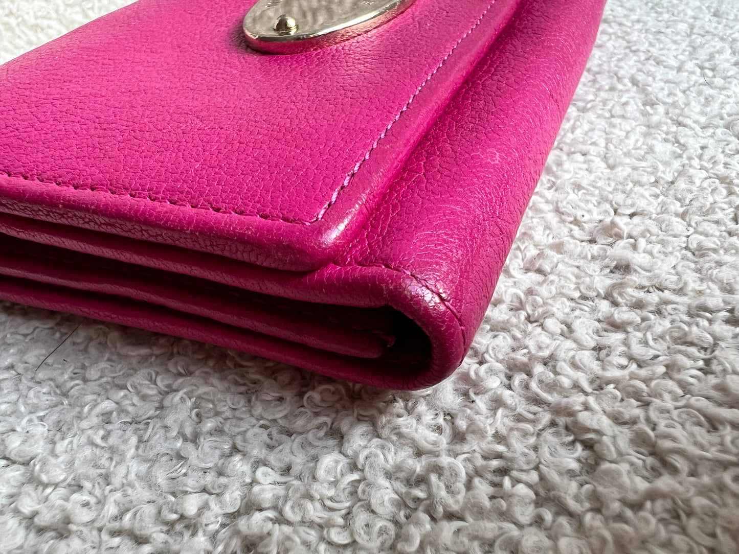 Mulberry Pink French Purse (RRP £275)
