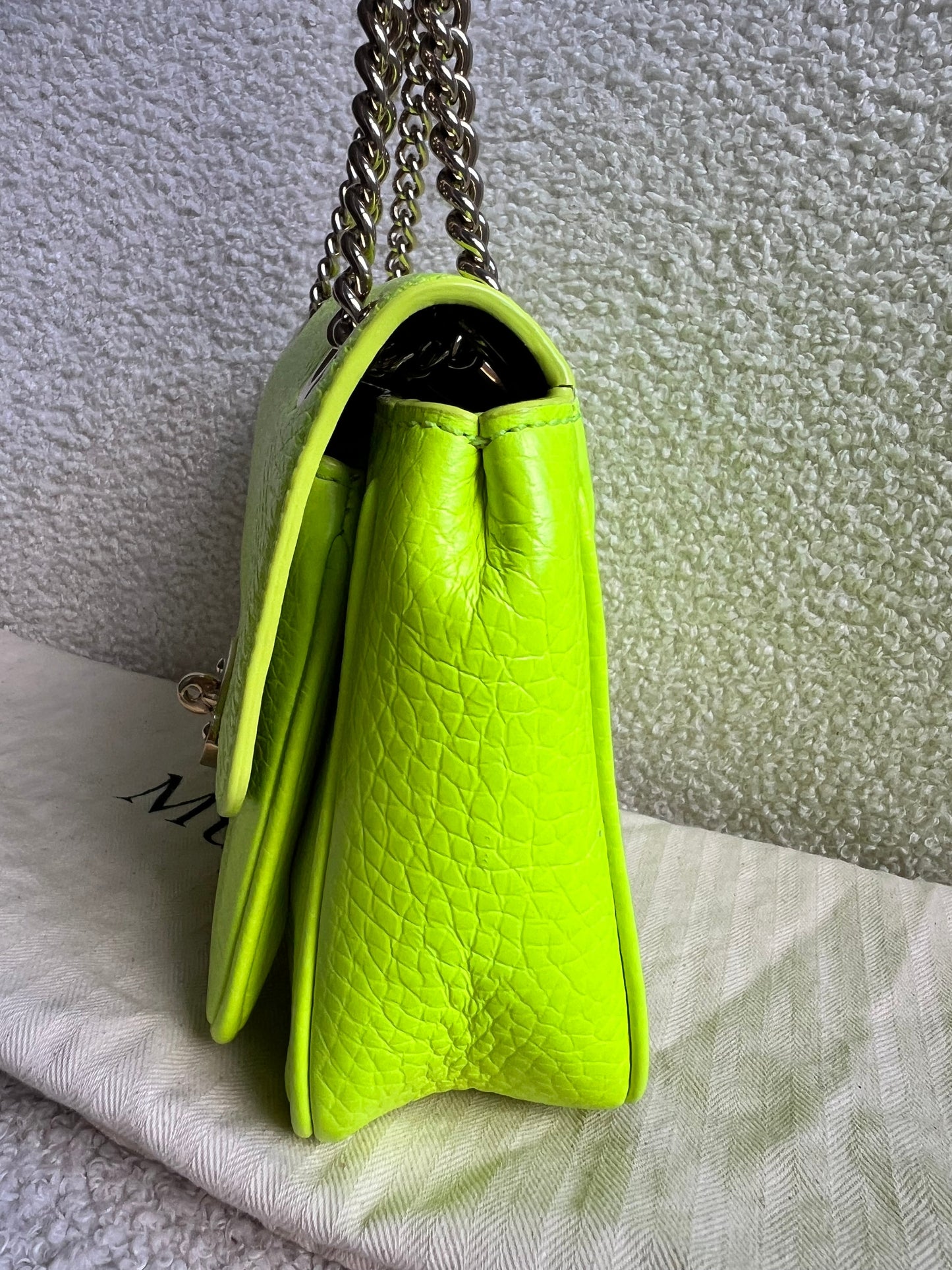 Mulberry Neon Yellow Mini Darley Shoulder Bag (RRP £725)