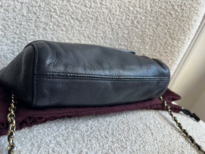 Mulberry Small Black Margaret Shoulder Bag with Small Purse