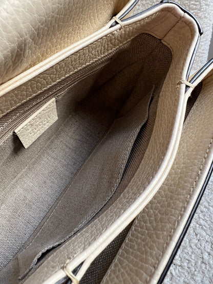 Gucci Interlocking GG Cream Mini Cross Body Bag