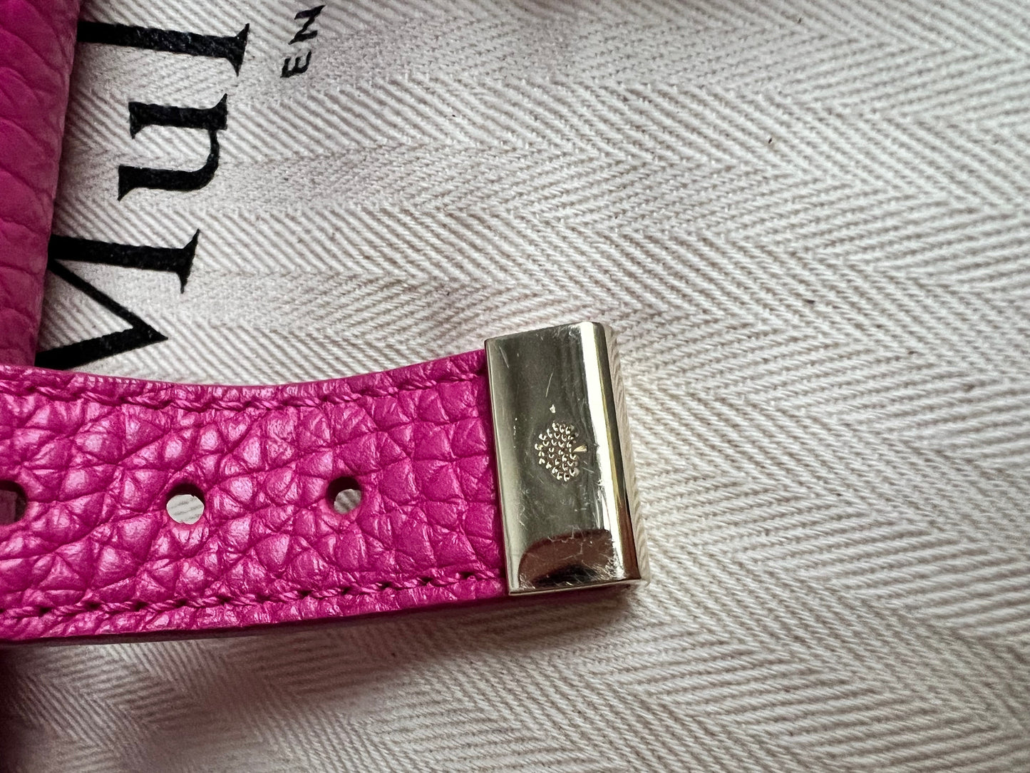 Mulberry Pink Mini Alexa (RRP £995)