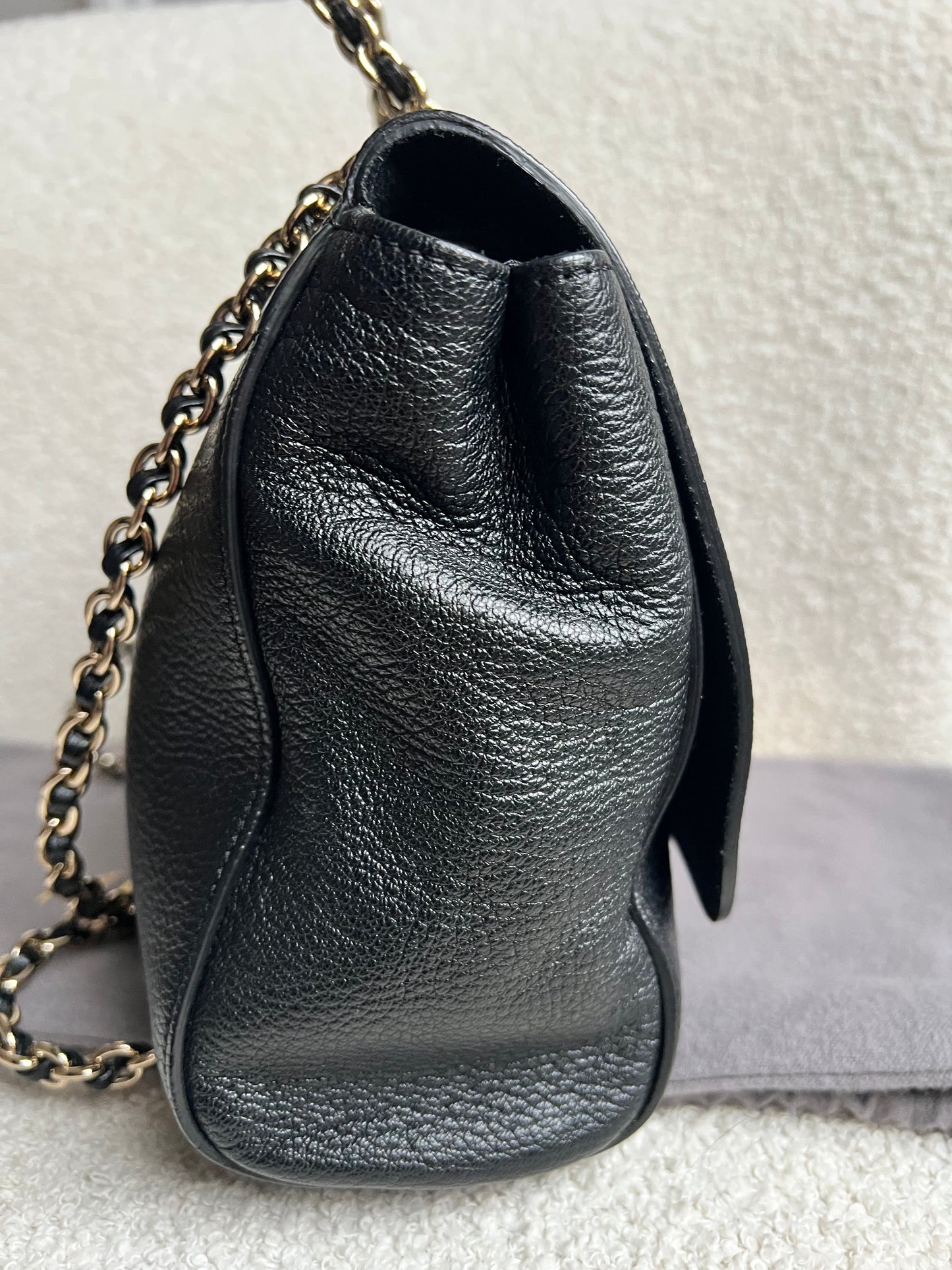 Mulberry Black Medium Lily with Gold Hardware (RRP £1195)