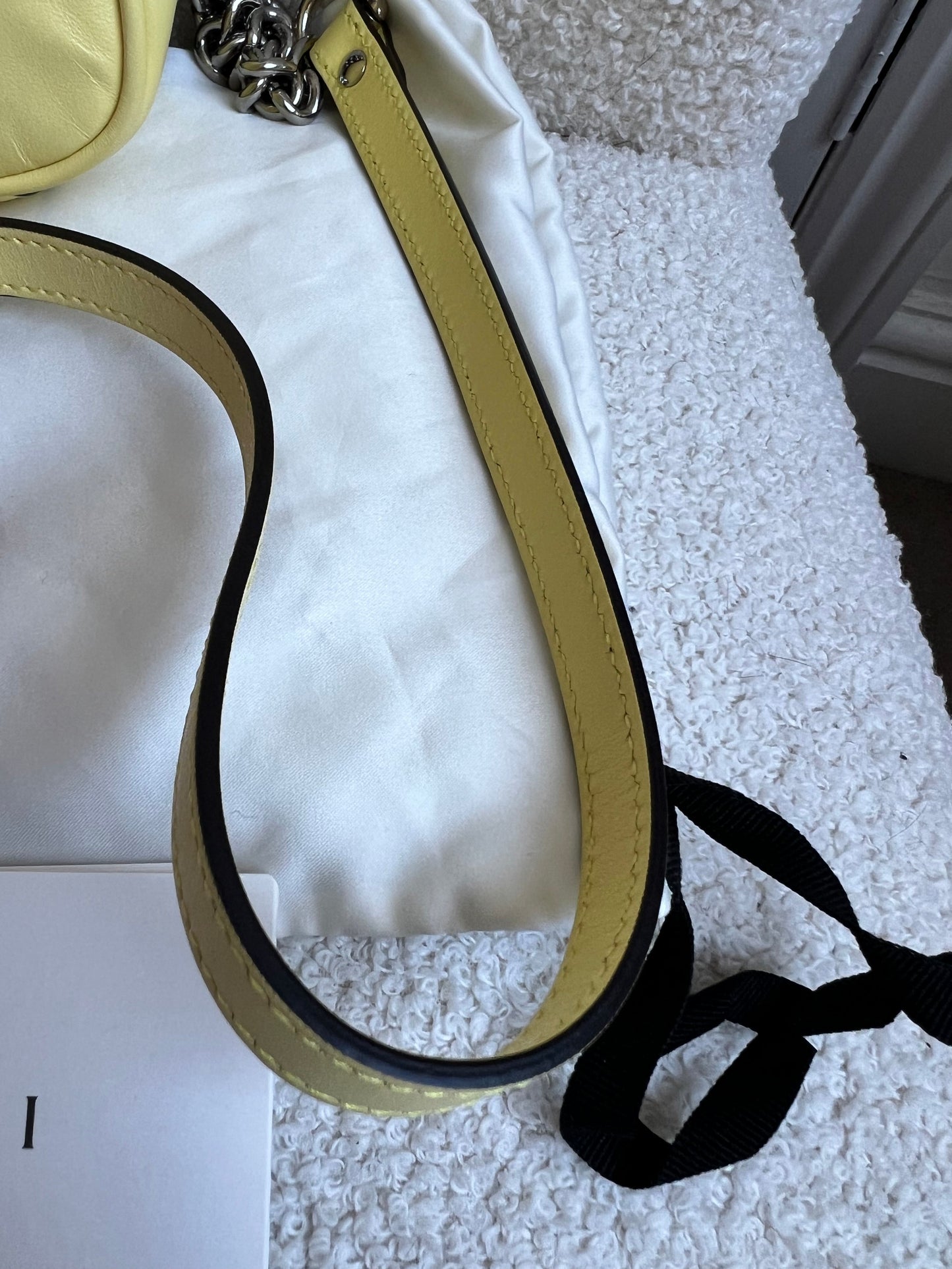 Gucci GG Yellow Marmont Small Shoulder Bag (RRP £2070)
