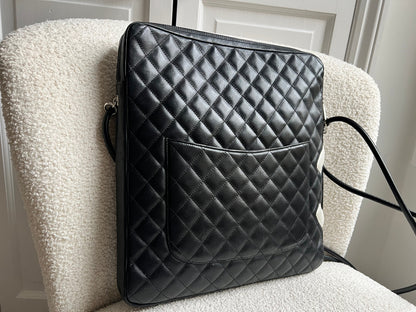 Chanel Black and White Cambon Line Large Crossbody