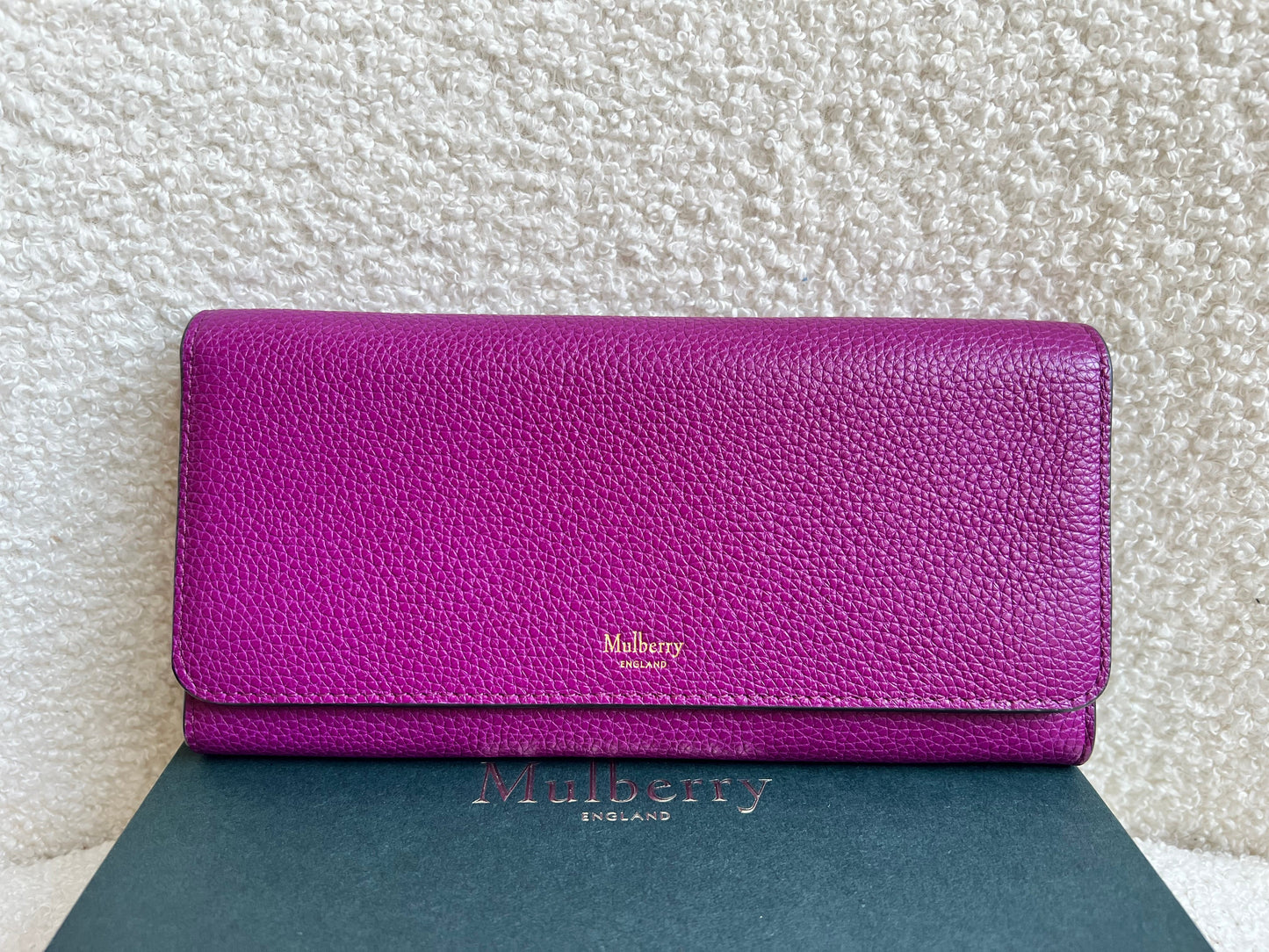 Mulberry Violet Continental Wallet (RRP £345)