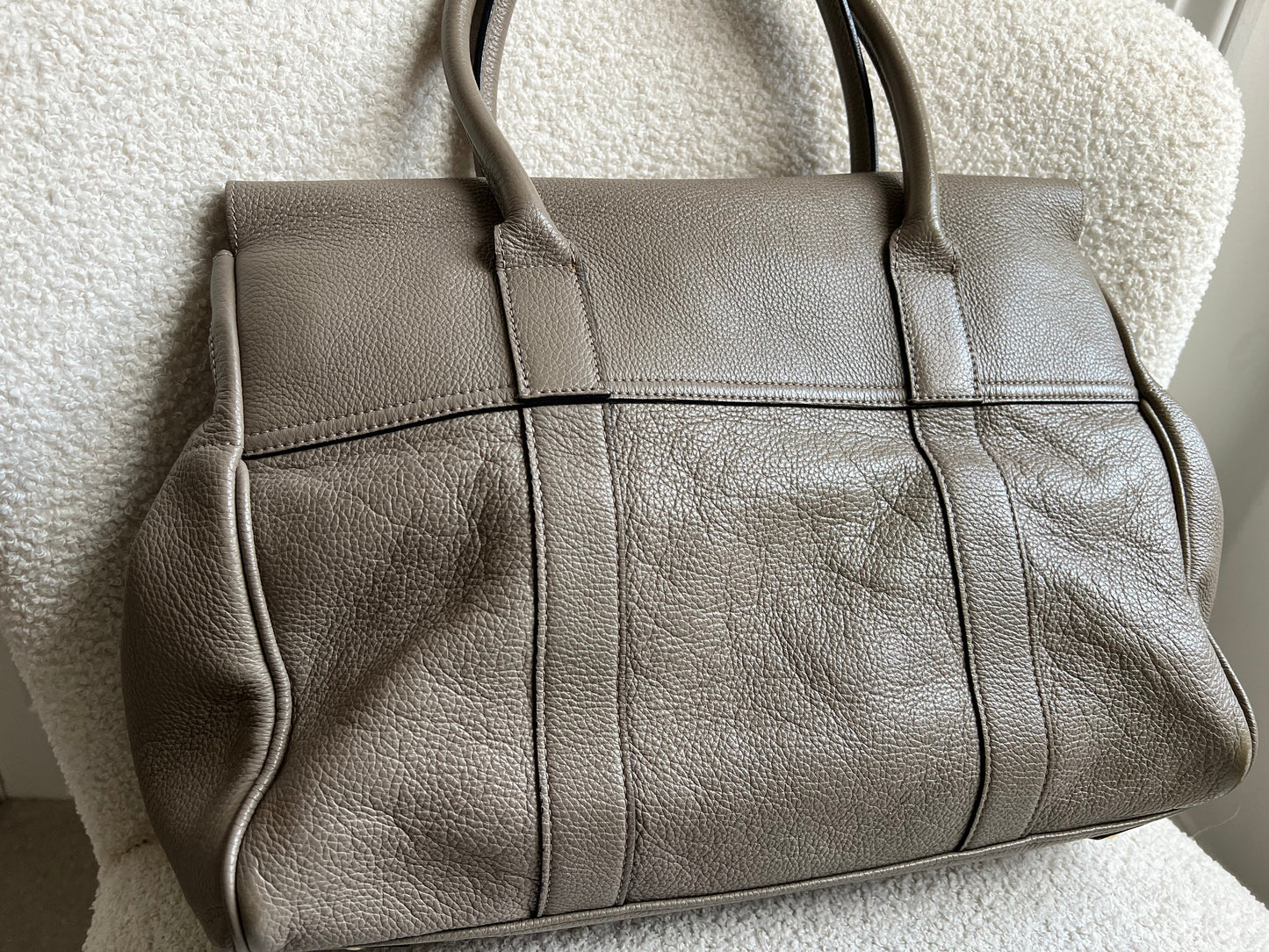 Mulberry Solid Grey Bayswater (RRP £1095)