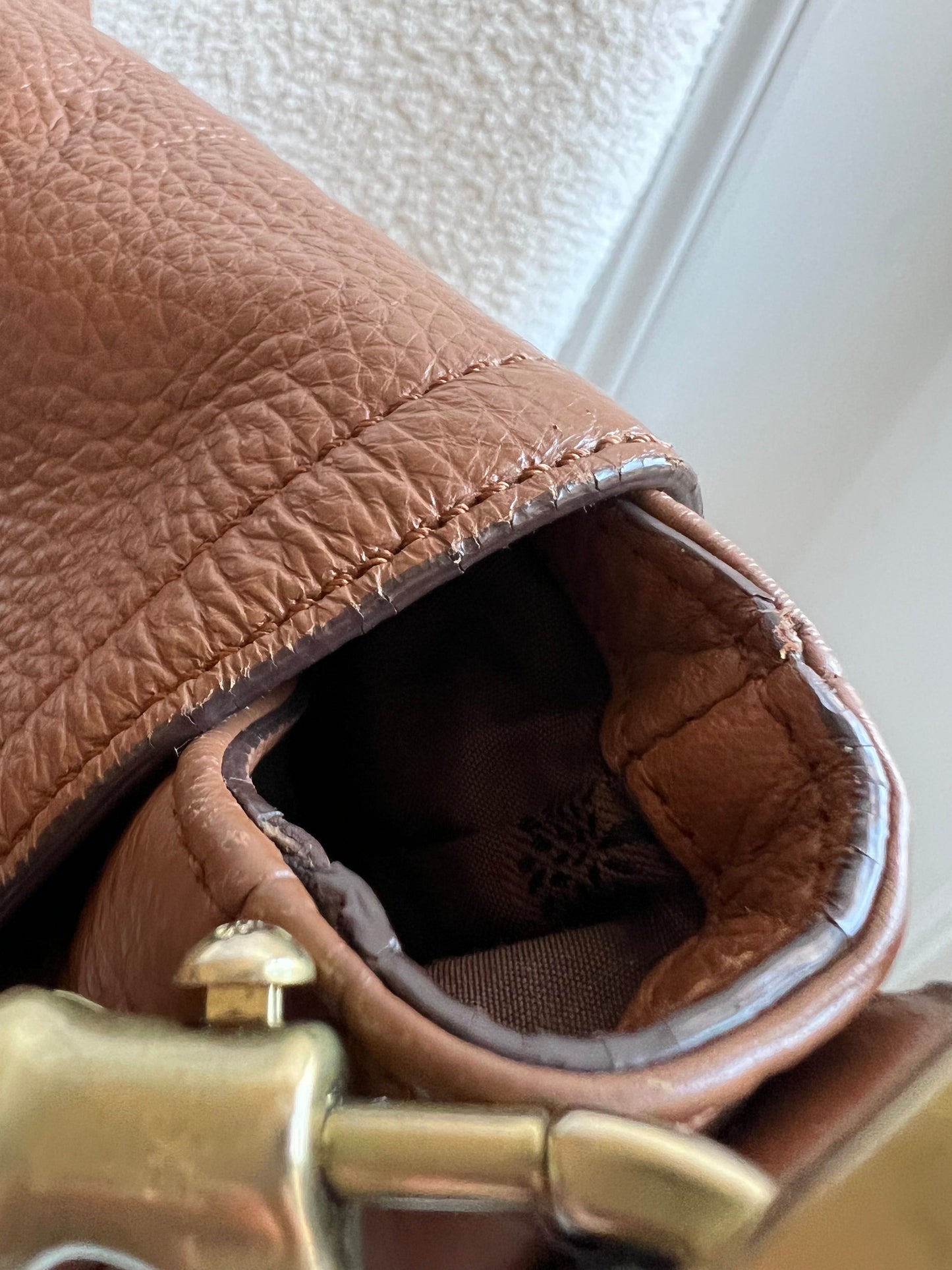 Mulberry Oak Large Effie Satchel