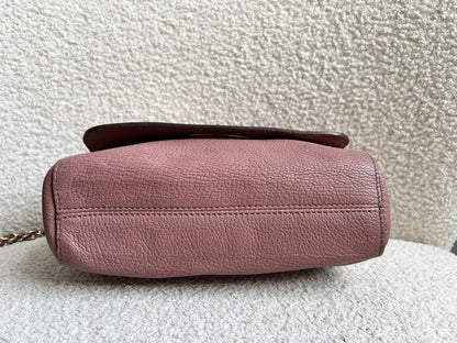 Mulberry Blush Regular Lily with Gold Hardware