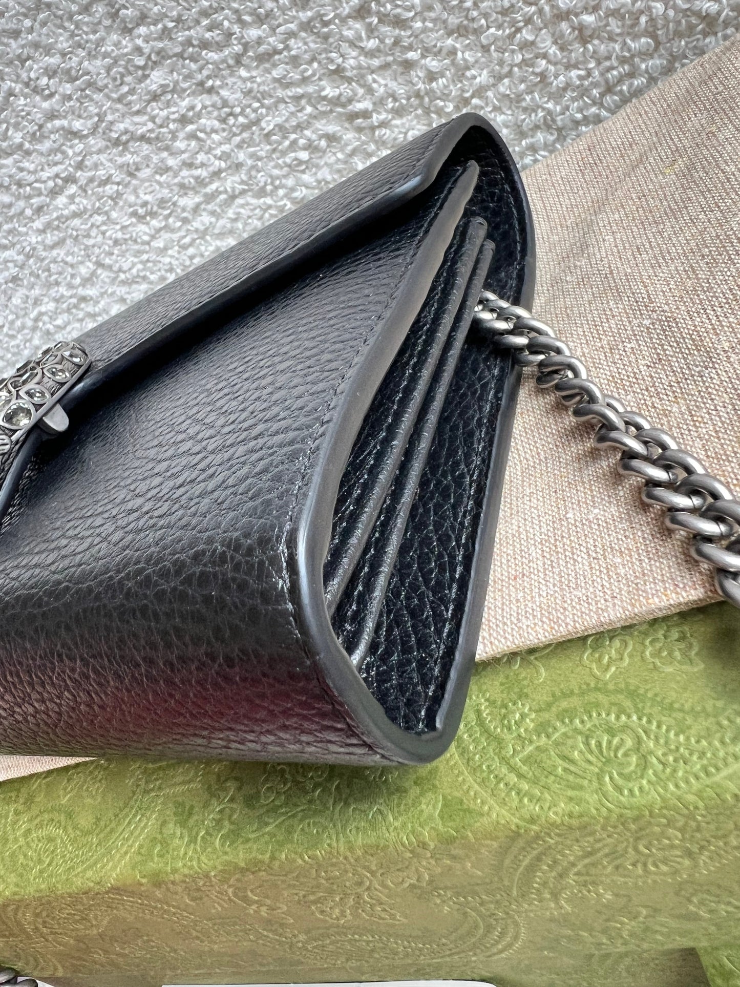 Gucci Dionysus Black Mini Chain Bag (RRP £1420)