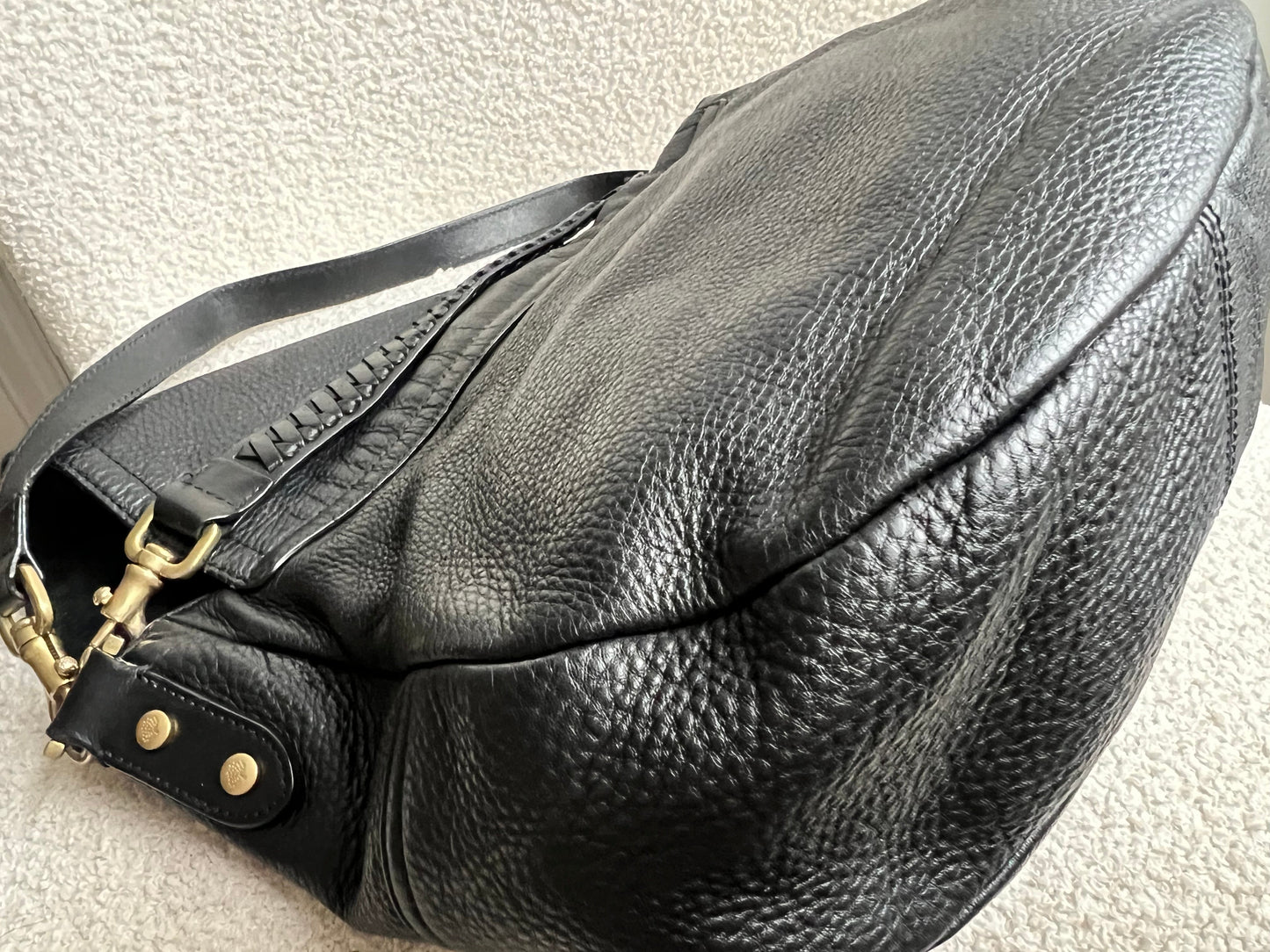 Mulberry Black Large Effie Satchel