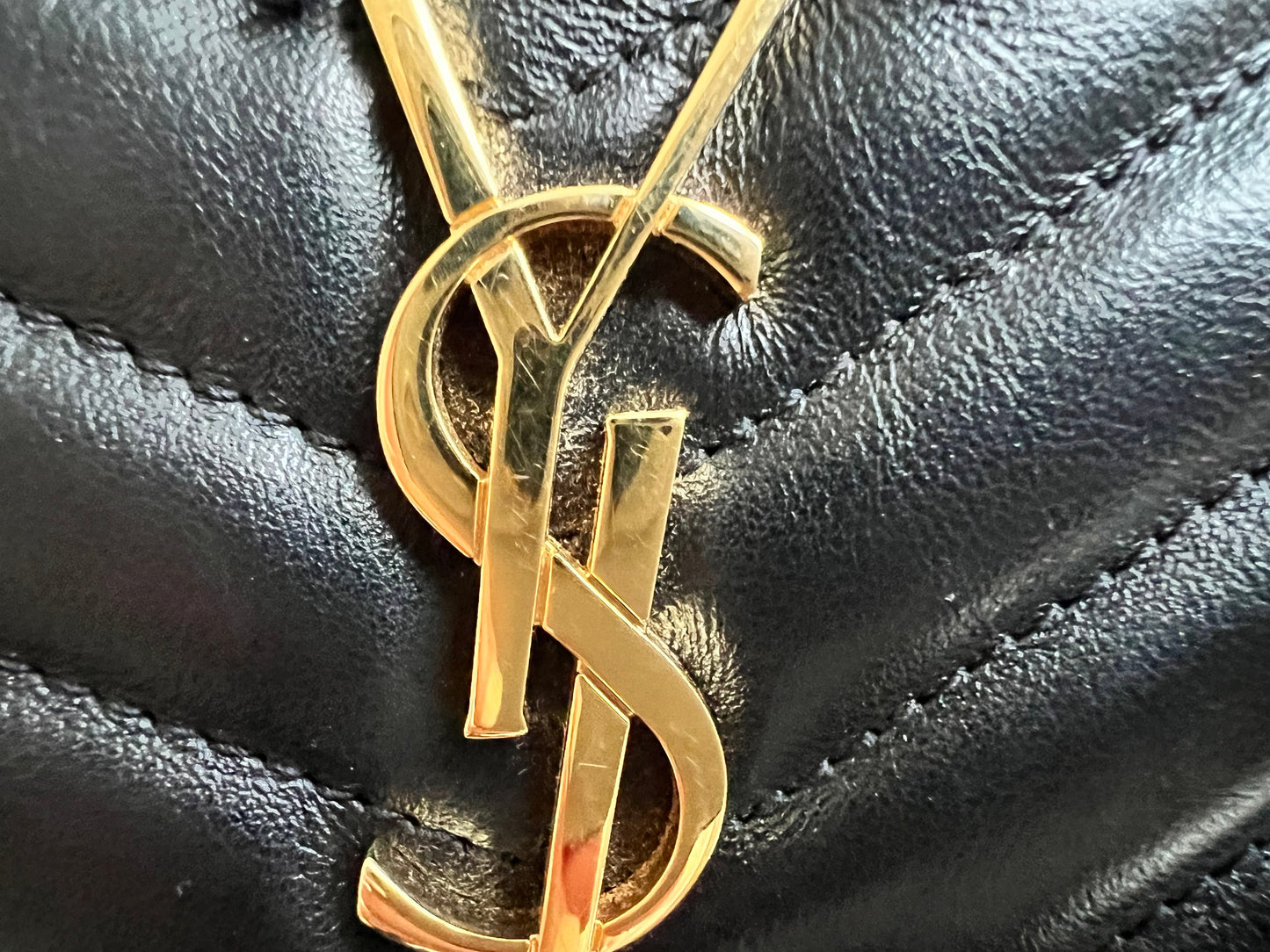 Yves Saint Laurent (YSL) Black Cassandre Clutch Pouch (RRP £580)