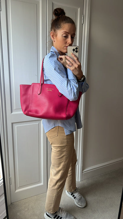 Gucci Pink Swing Tote