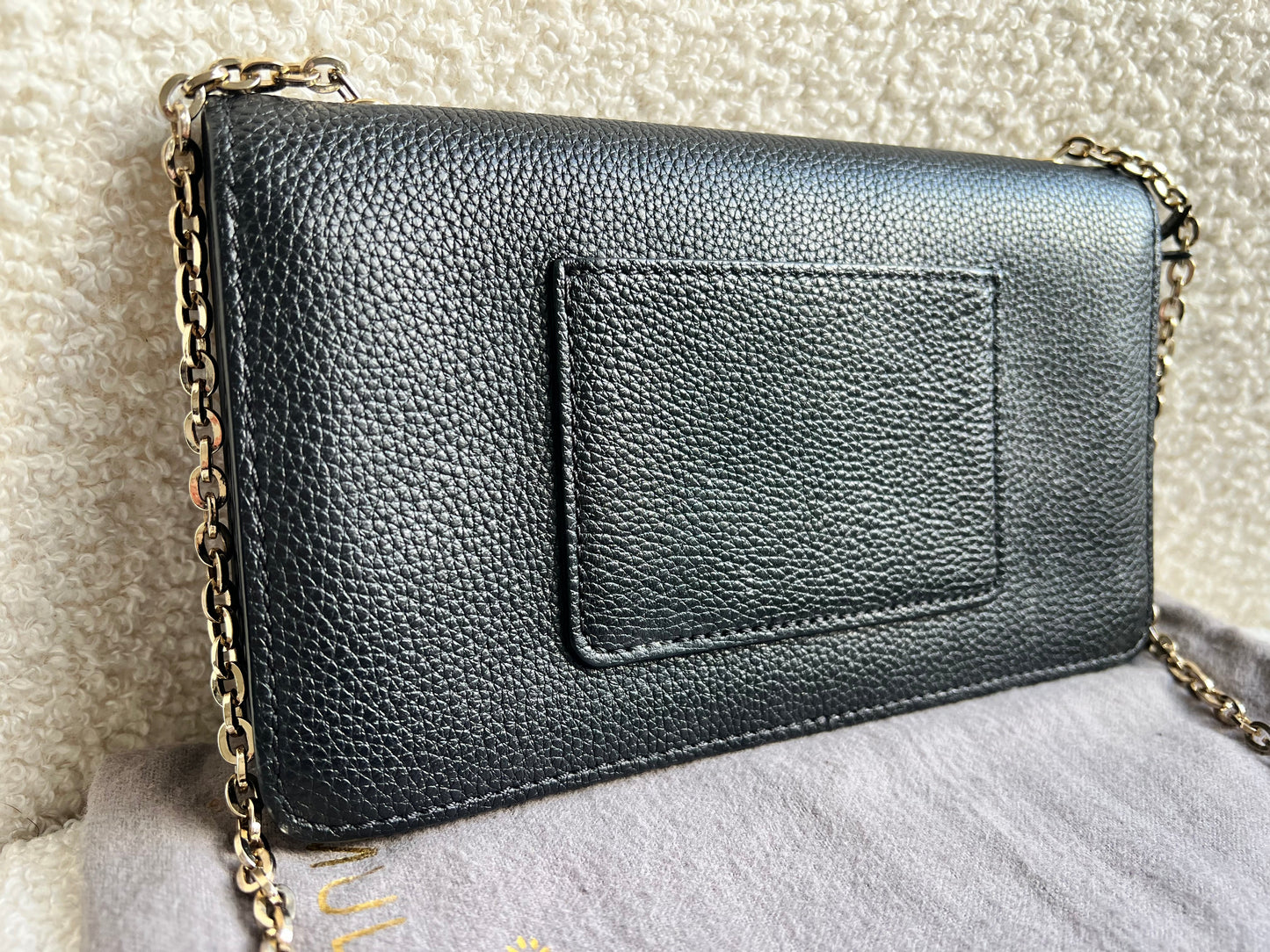 Mulberry Black Bayswater Clutch (RRP £495)