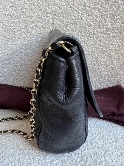 Mulberry Small Black Margaret Shoulder Bag with Small Purse
