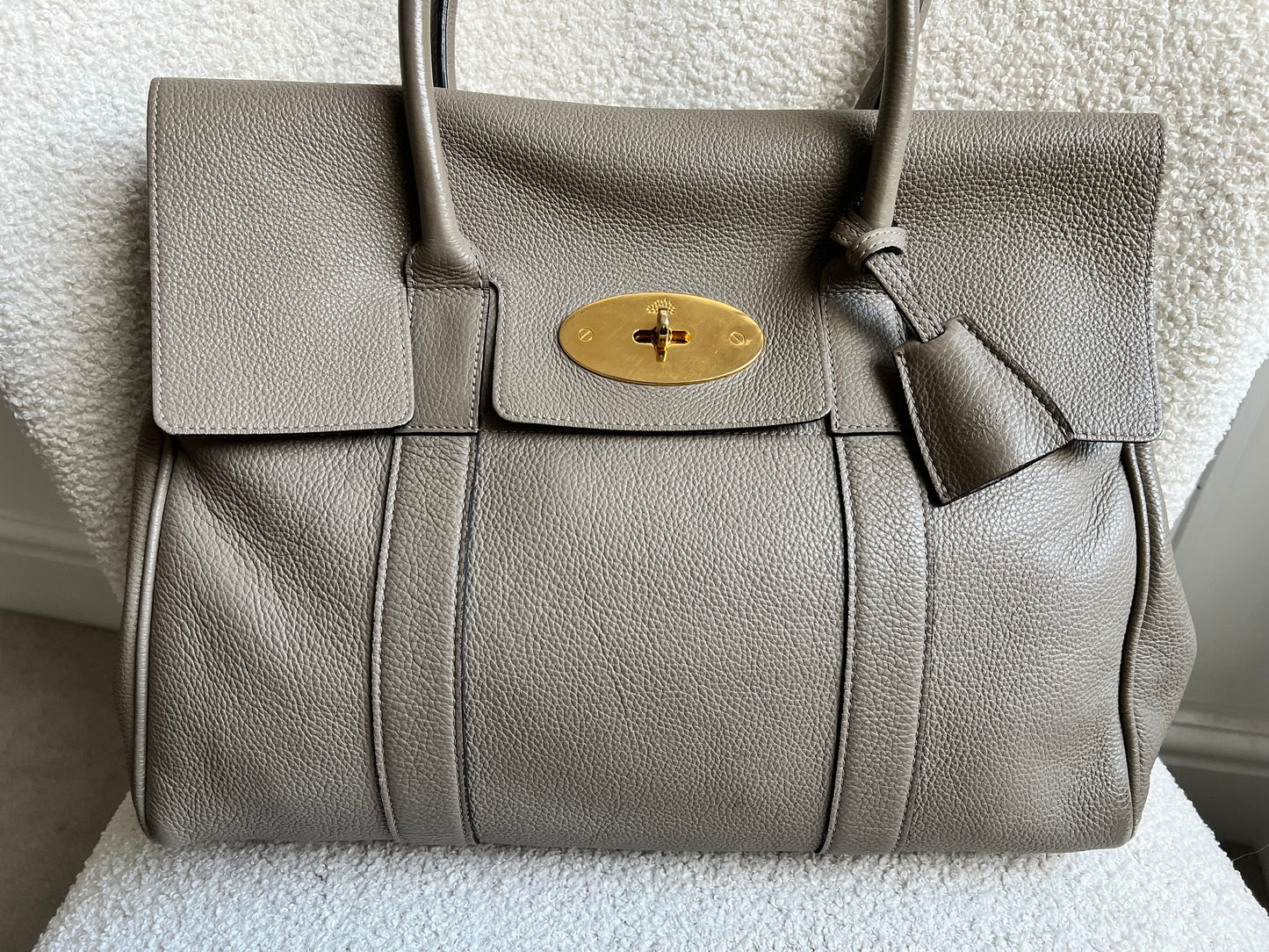 Mulberry Solid Grey Bayswater (RRP £1095)