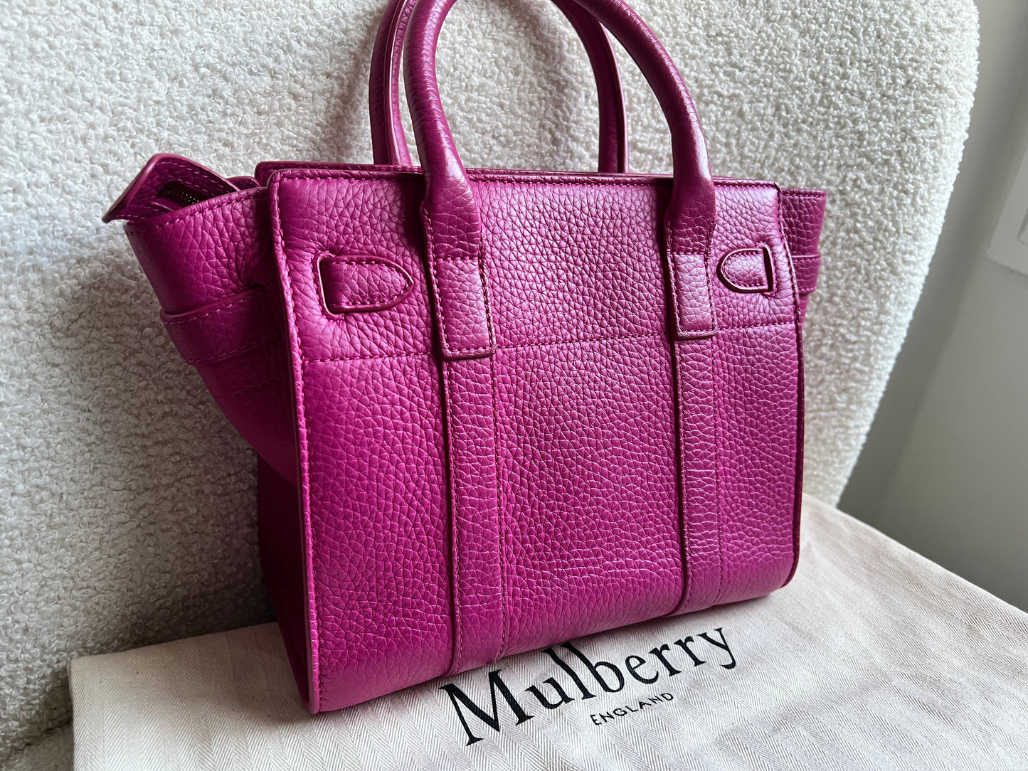Mulberry Pink Mini Zipped Bayswater (RRP £1095)