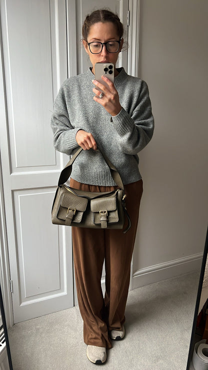 Mulberry Linen Green Maggie (RRP £995)