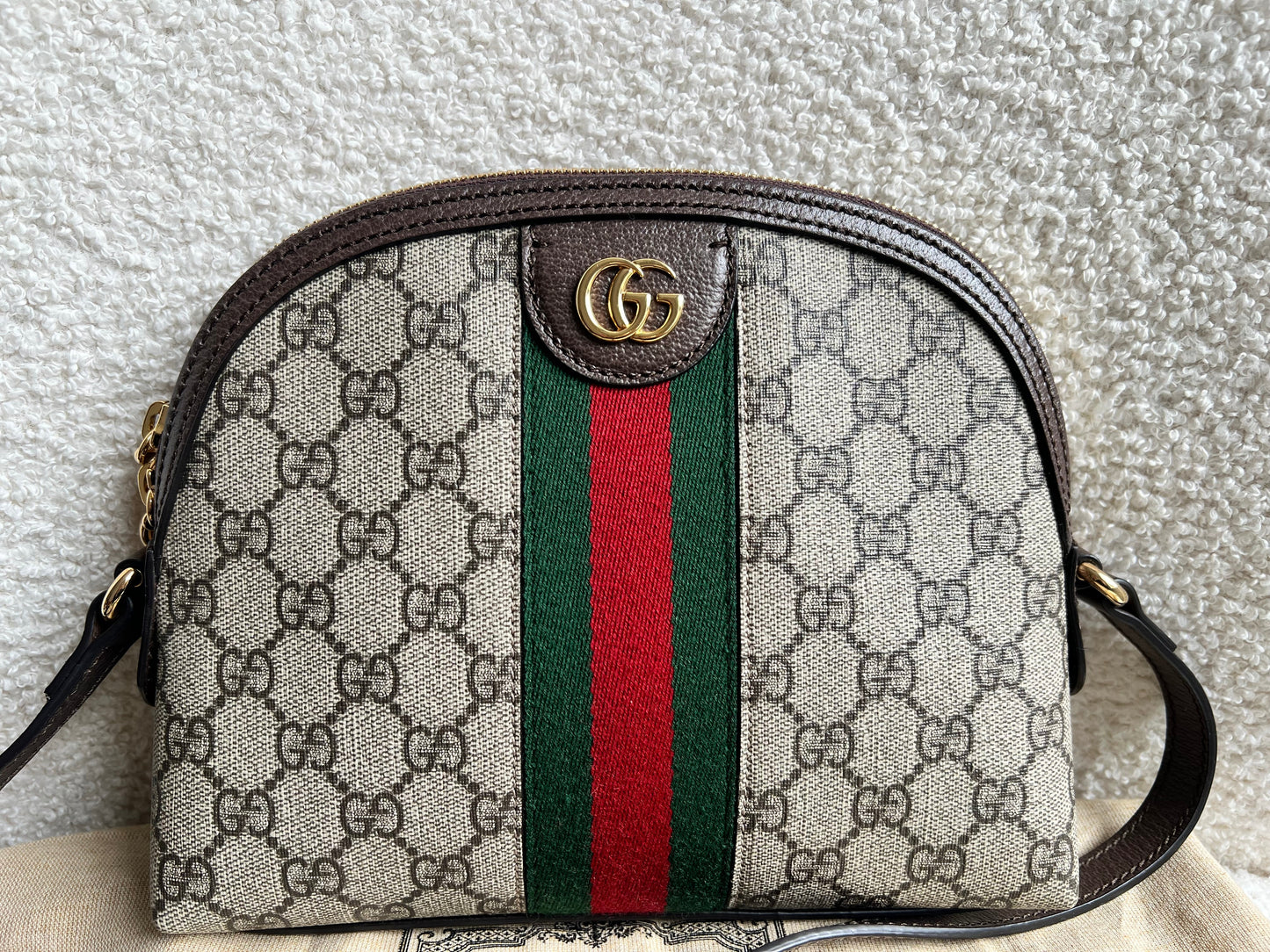 Gucci Ophidia GG Supreme Rounded Top Shoulder Bag (RRP £1,380)