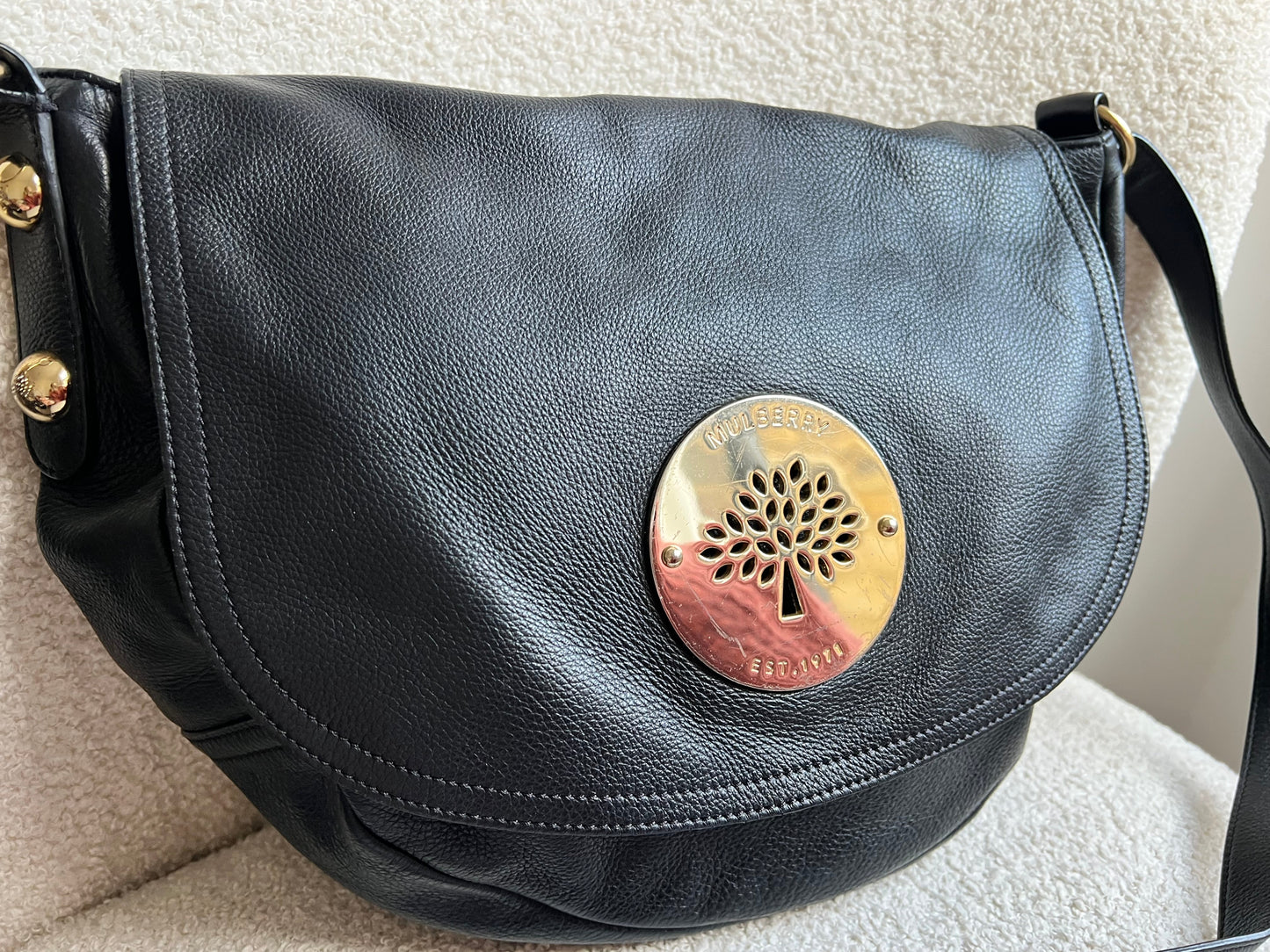 Mulberry Black Daria Satchel (RRP £795)