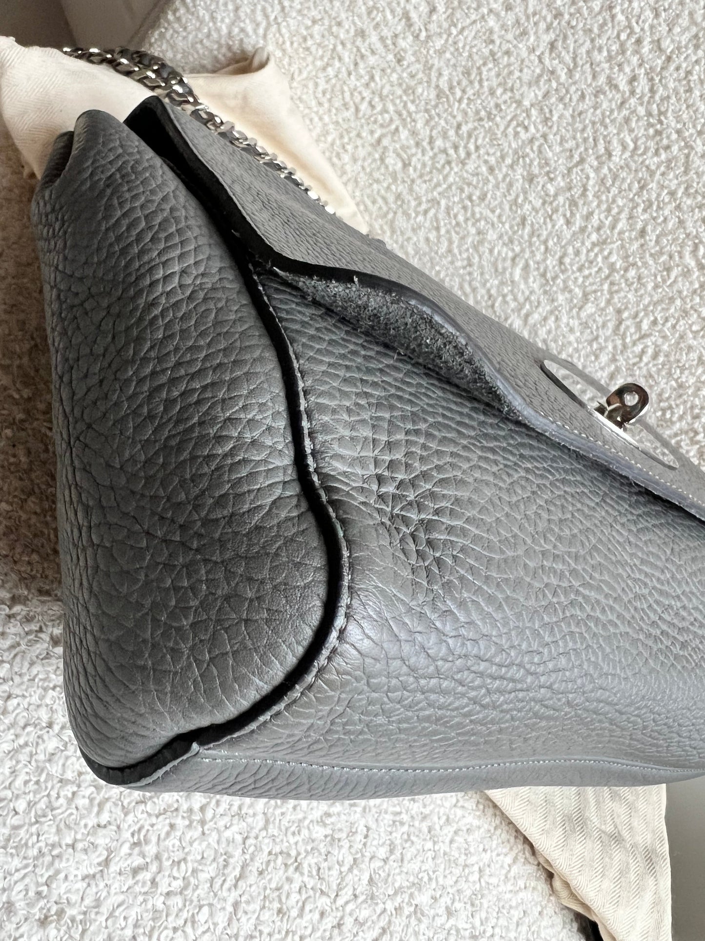 Mulberry Charcoal Grey Medium Top Handle Lily (RRP £1075)