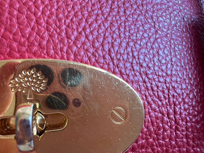 Mulberry Lipstick Red Medium Lily with Gold Hardware (RRP £1095)
