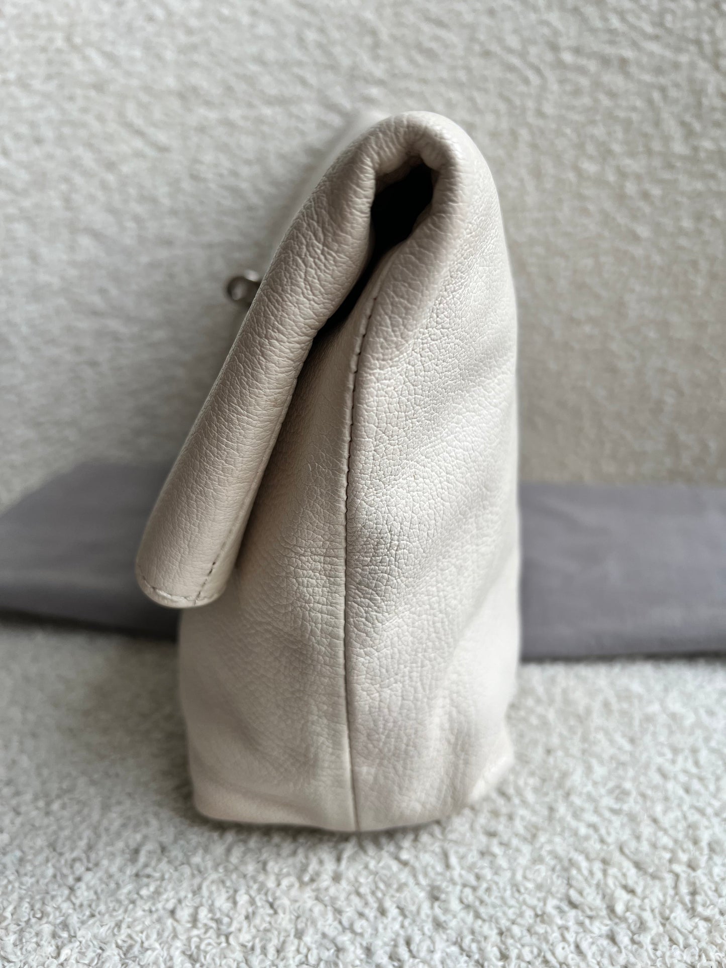 Mulberry Cream Clemmie Clutch (RRP £695)