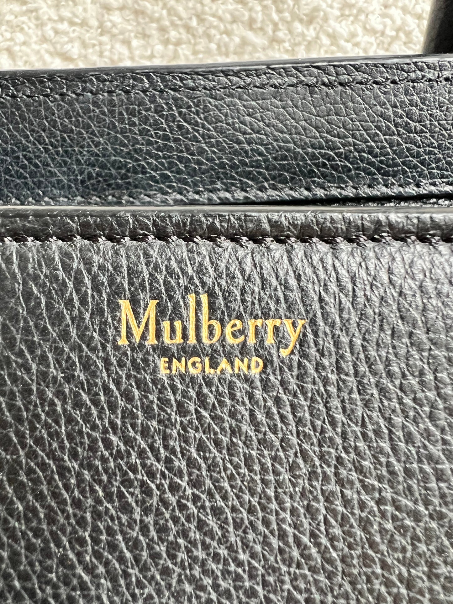 Mulberry Black Small Zipped Bayswater (RRP £1,245)