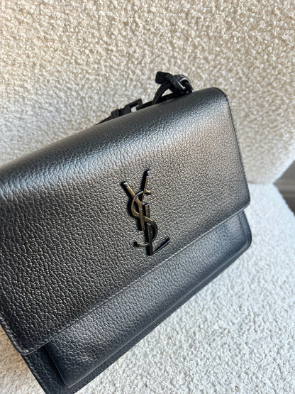 Yves Saint Laurent (YSL) Black on Black Medium Sunset