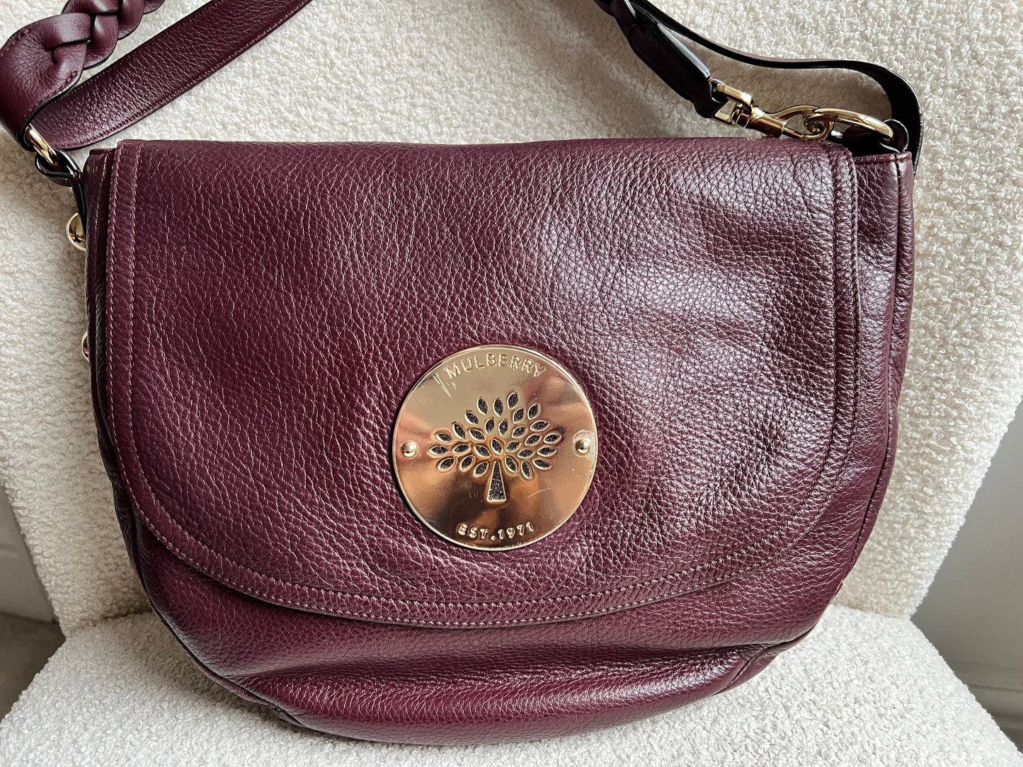 Mulberry Oxblood Daria Satchel (RRP £795)