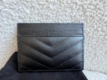 Yves Saint Laurent (YSL) Black Card Holder (RRP £260)