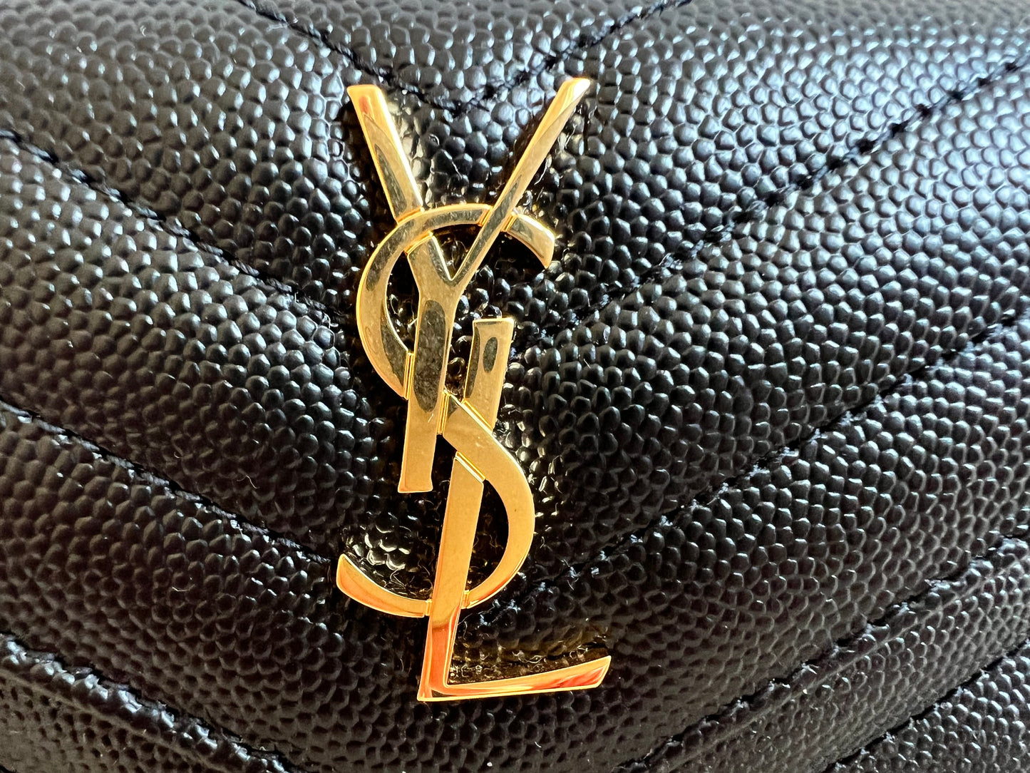 Yves Saint Laurent (YSL) Cassandre Matelasse Fragments Flap Card Case (RRP £355)