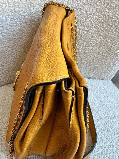 Mulberry Deep Amber Marloes Satchel (RRP £1095)